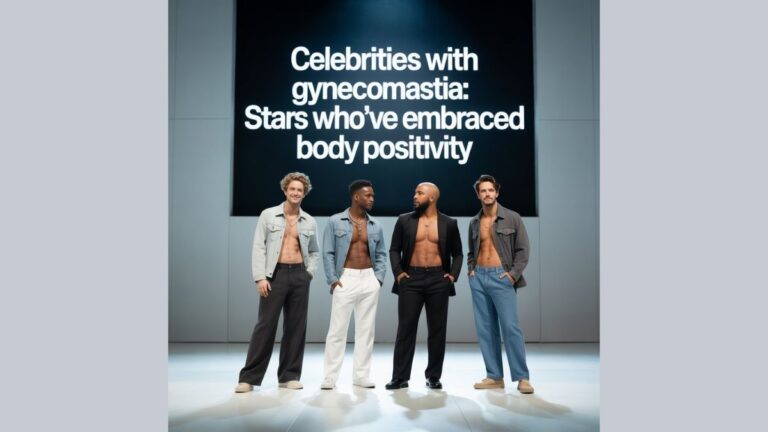 Celebrities with Gynecomastia