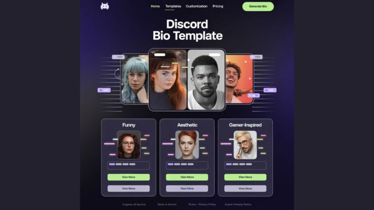 Discord Bio Template